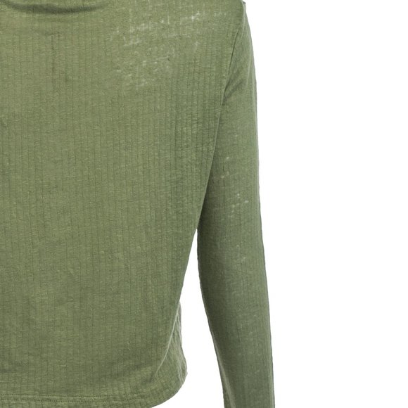SAGE GREEN LONG SLEEVE BOHO TOP BY NICOLE RICHIE - Picture 2 of 4